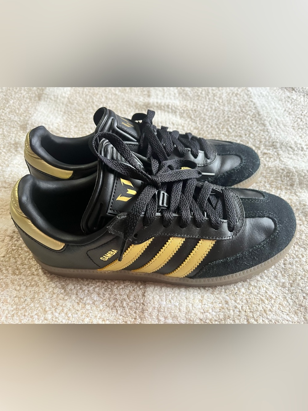 Adidas Samba Black/Gold Messi Kid’s Shoes